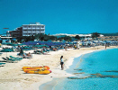 The Asterias Beach Hotel is set on Makronissos Beach, this sandy beach with crystal clear Mediterranean Sea is one of the finest in the area, click this photo to enlarge it and notice the quality of the sand and sea!