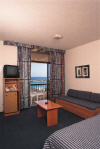 Superior Sea View Room at the Capo Bay Hotel in Protaras on Fig Tree Bay, click to enlarge this photograph