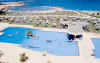 Cavo Maris Hotel Swimming Pool overlook the beach and sea, click to enlarge this photograph