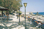 The Beach aprox 100m from the Chrielka Hotel Apartments in Limassol