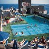 Allwin Eden Beach Hotel Roof top swimming pool, click to enlarge this photograph