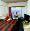 Bedroom at the Karpasiana Beach Hotel in Larnaca. Click to enlarge this photograph