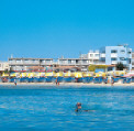 Limanaki Beach Hotel in Ayia Napa, located hear the harbour on one of Ayia Napas fantastic sandy beaches, click to enlarge this photograph