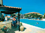 Andreas Tavros Hotel Apartments Bar and Pool Area