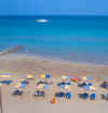 The Beach opposite the Costantiana Beach Hotel Apartments in Larnaka. Click to enlarge this photograph